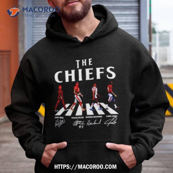 The Chief Abbey Road Travis Kelce Patrick Mahomes Signature Shirt