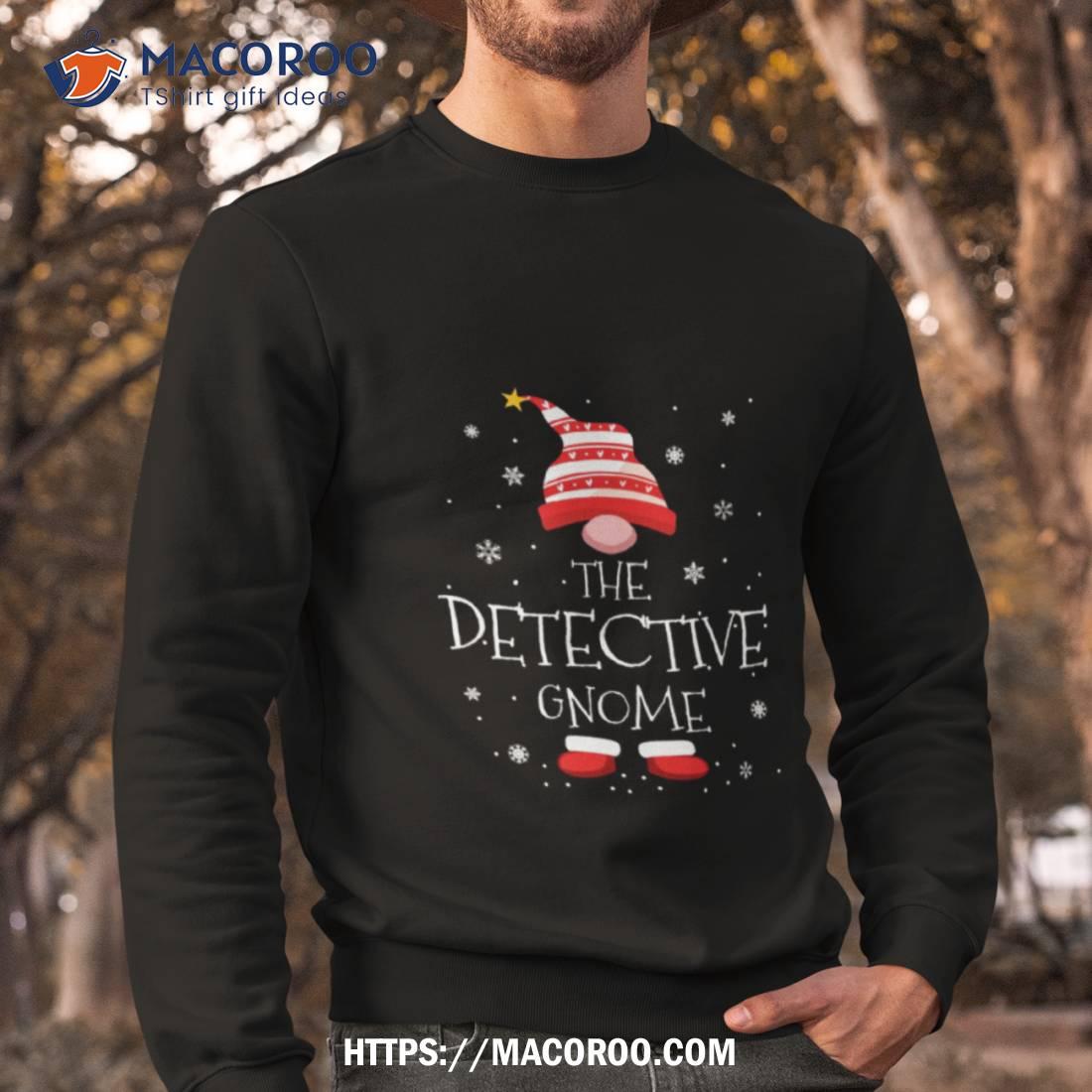 The Detective Christmas Gnome Shirt The Detective Christmas Gnome Shirt