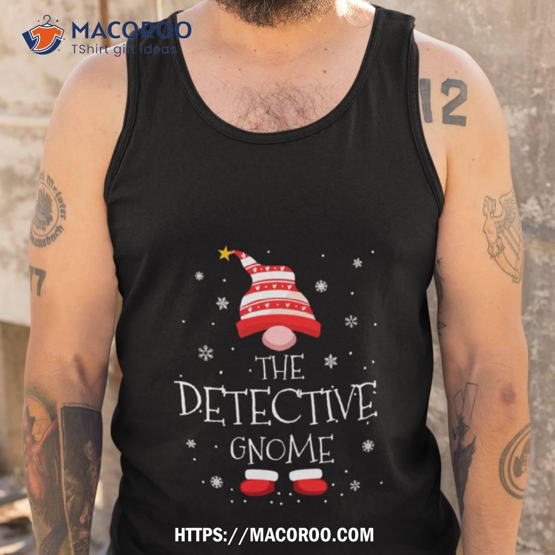 The Detective Christmas Gnome Shirt The Detective Christmas Gnome Shirt