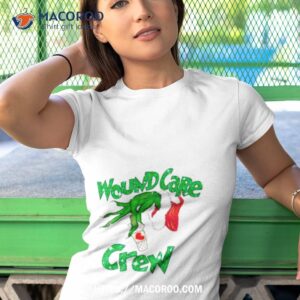 the grinch christmas wound care crew shirt tshirt 1
