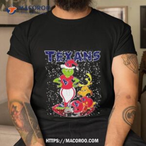 The Grinch Grinchxmas Christmas Houston Texans T Shirt