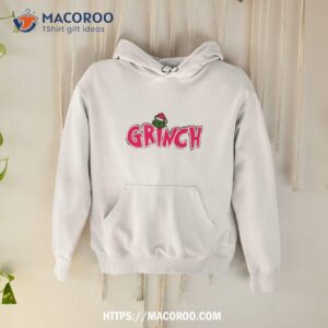 The Grinch Santa Hat Pink Shirt