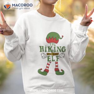 the hiking elf christmas family matching outfits group attire shirt sweatshirt 2
