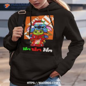 the home depot santa stitch yoda ho ho ho christmas t shirt hoodie 3
