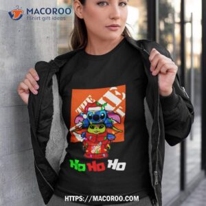 The Home Depot Santa Stitch Yoda Ho Ho Ho Christmas T Shirt