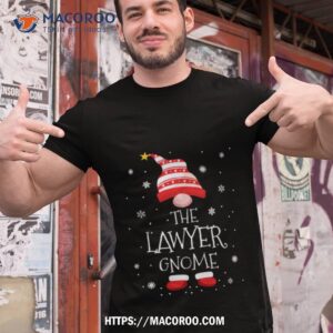 The Lawyer Christmas Gnome Shirt