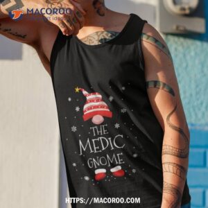 the medic christmas gnome shirt tank top 1