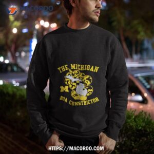 The Michigan Boa Constrictor Shirt 2 the michigan boa constrictor shirt sweatshirt
