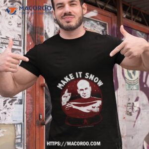 The Next Generation Christmas Capt Picard Make It Snow Star Trek Shirt