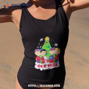 The Peanuts Characters Ole Miss Christmas 2023 Shirt