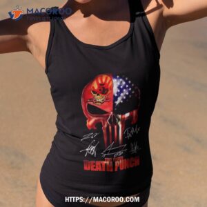 The Punisher Skull Five Finger Death Punch Signatures Shirtfangamer Sle