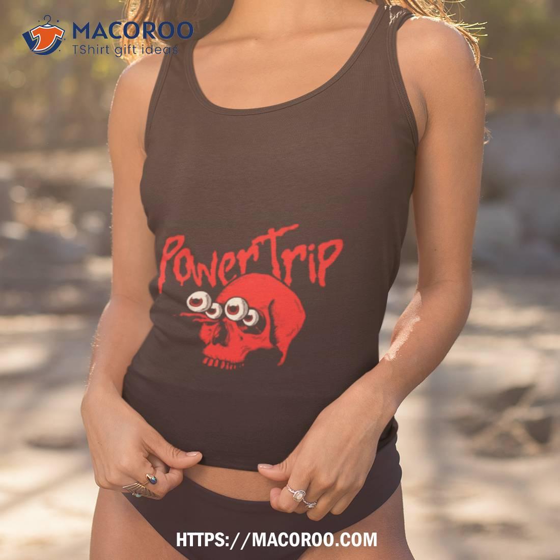 The Red Skull Black And Red Powertrip 2023 Fan Gifts T Shirt The Red Skull Black And Red Powertrip 2023 Fan Gifts T Shirt