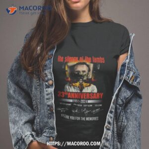 the silence of the lambs 33rd anniversary 1991 2024 thank you for the memories signatures t shirt tshirt 2