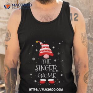 the singer christmas gnome shirt tank top