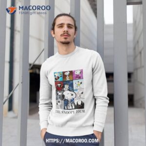 the snoopy tour funny art shirt sweatshirt 1