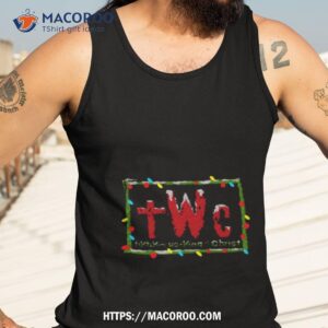 the twc merry christmas 2023 shirt tank top 3