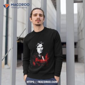 the vampire diaries damon splatter shirt sweatshirt 1