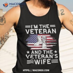 the veteran amp veteran s wife proud american shirt tank top 3