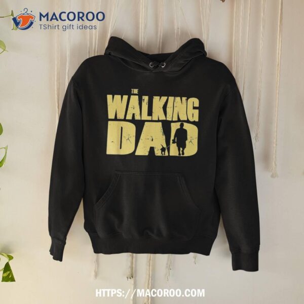 The Walking Dad With Dog For Walkies Shirt