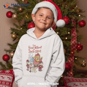 the year without a santa claus group shot logo shirt hoodie