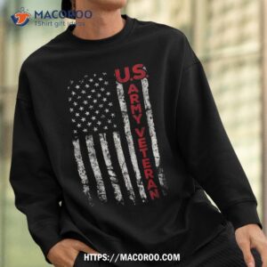 thin red line usa flag army veteran shirt day sweatshirt