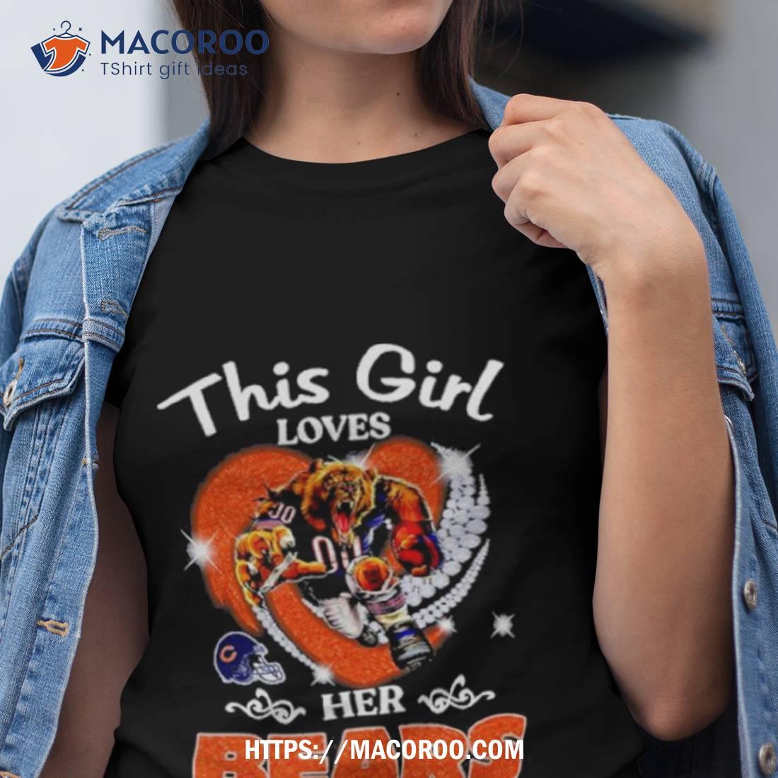 This Girl Love Her Chicago Bears Mascot Shirt This Girl Love Her Chicago Bears Mascot Shirt