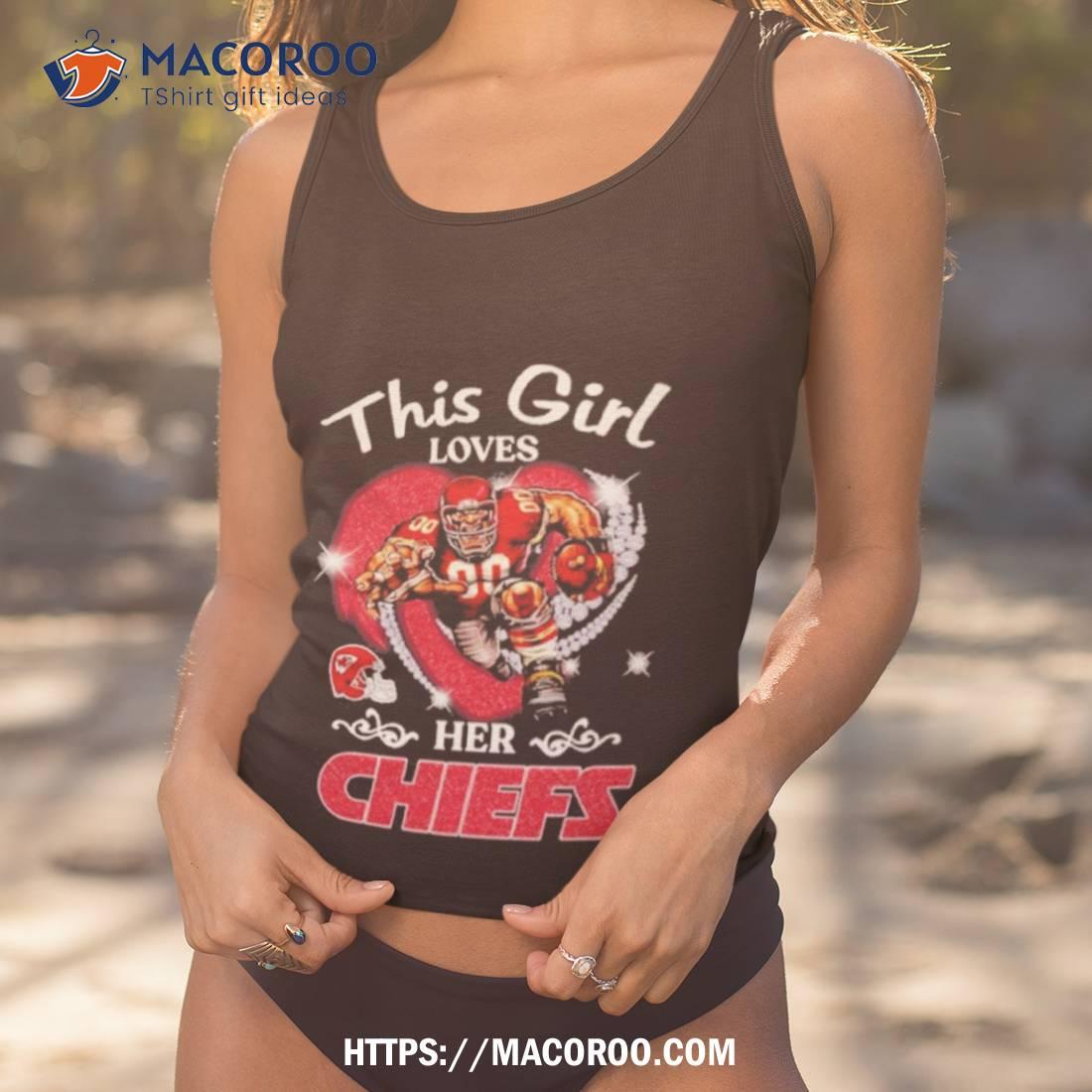 This Girl Love Her Kansas City Chiefs Mascot Shirt This Girl Love Her Kansas City Chiefs Mascot Shirt