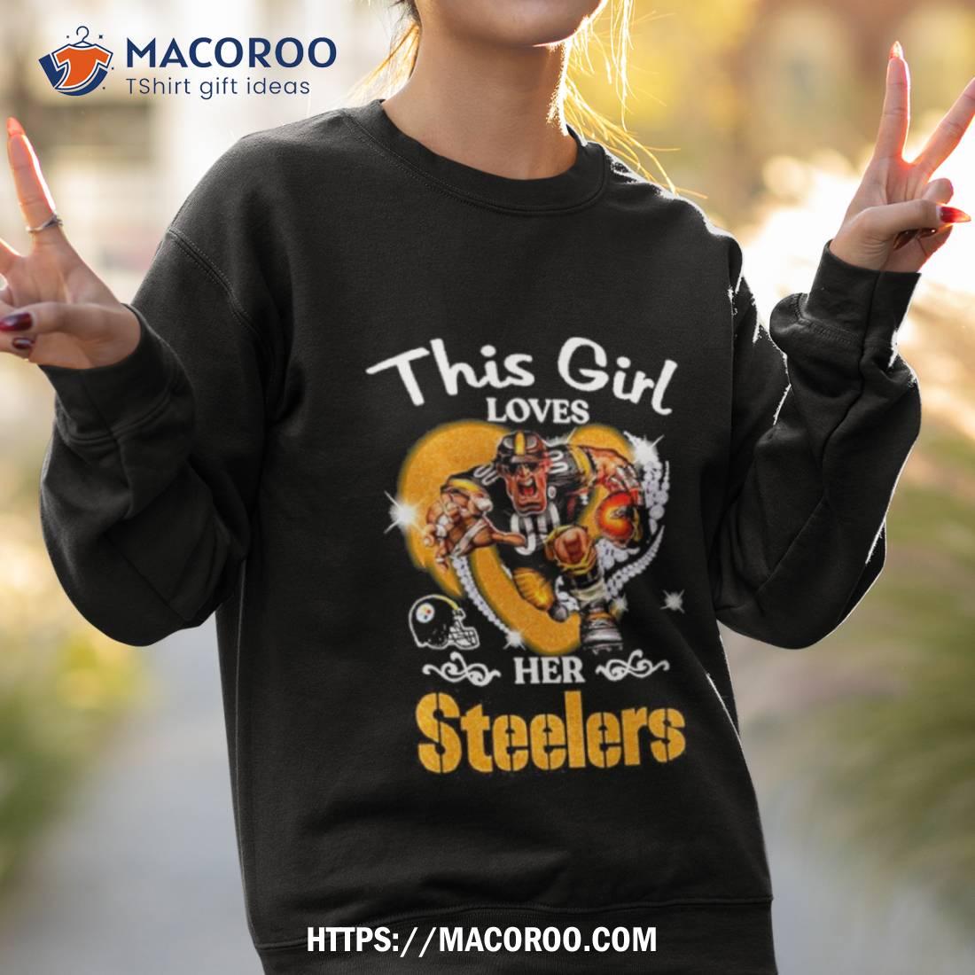 This Girl Love Her Pittsburgh Steelers Mascot Shirt This Girl Love Her Pittsburgh Steelers Mascot Shirt
