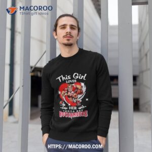 This Girl Love Her Tampa Bay Buccaneers Mascot Shirt 2 this girl love her tampa bay buccaneers mascot shirt sweatshirt 1