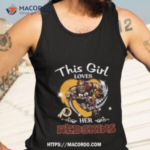 this girl loves her washington redskins mascot diamond heart shirt tank top 3