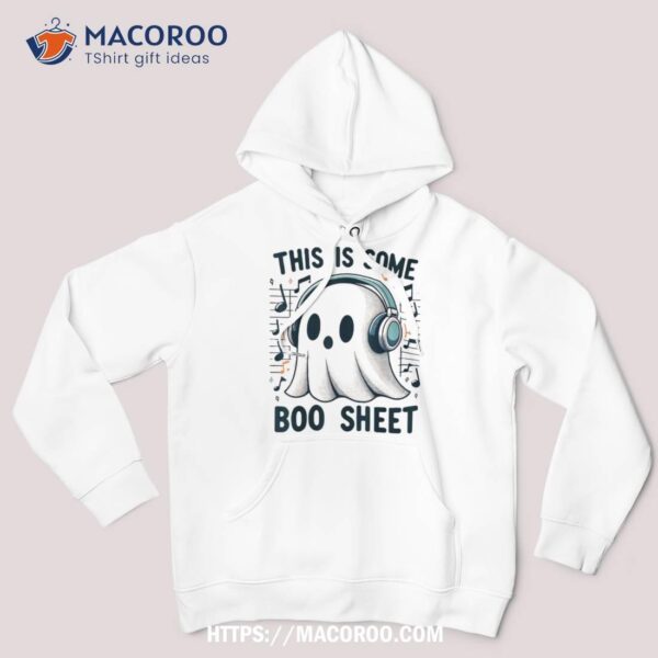 This Is Some Boo Sheet Funny Halloween Ghost Vibes Crew Shirt