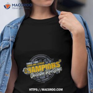 Three Time Carolina League Champions Charleston River Dogs T Shirt