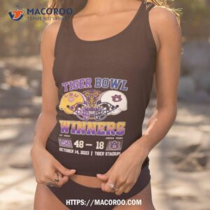 Tigers Bowl Winners Lsu Tigers 48 18 Auburn Tigers 2023 Tiger Stadium Score Shirt