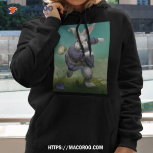timepiece white rabbit poster shirt hoodie 2
