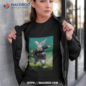 timepiece white rabbit poster shirt tshirt 3