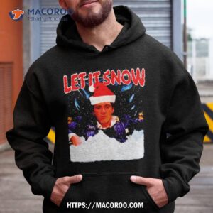 Tony Montana Santa Hat Let It Snow Shirt
