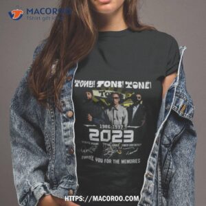tony toni tone 1986 2023 thank you for the memories signatures t shirt tshirt 2
