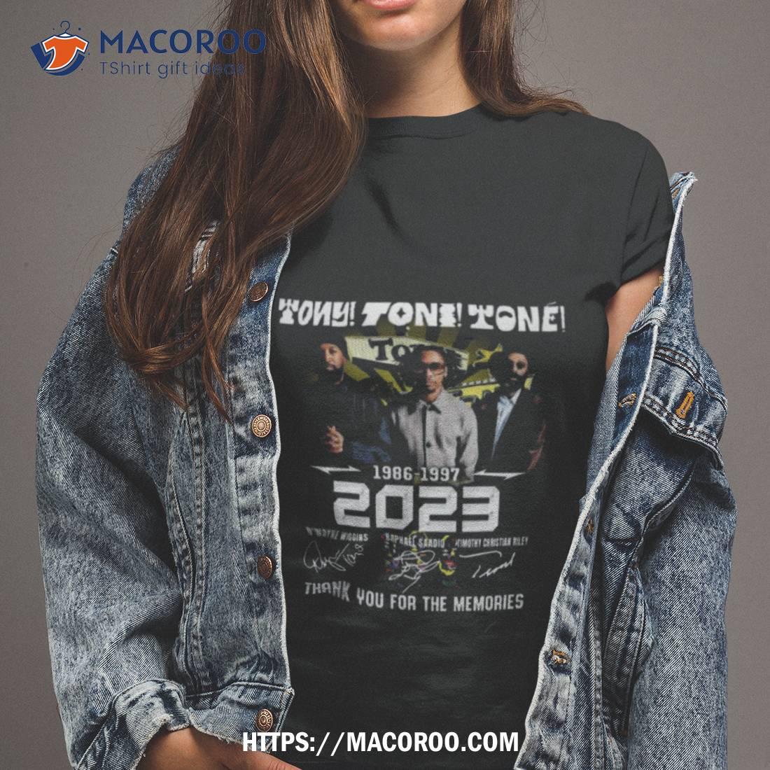 Tony Toni Tone 1986 2023 Thank You For The Memories Signatures T Shirt Tony Toni Tone 1986 2023 Thank You For The Memories Signatures T Shirt