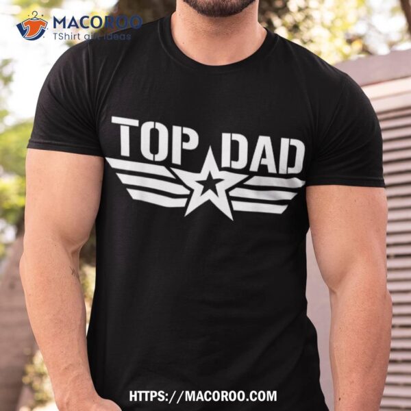 Top Dad Gifts Fathers Day For Daddy Retro Patriotic Shirt