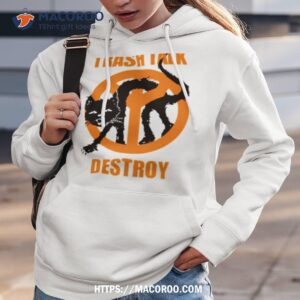 trash talk destroy cat shirt hoodie 3