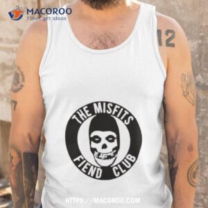 Travis Barker The Misfits Fiend Club Shirt 3 travis barker the misfits fiend club shirt tank top