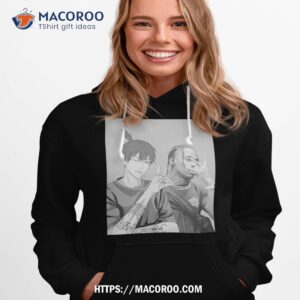 Travis Scott And Aki Hayakawa Chainsaw Man Shirt
