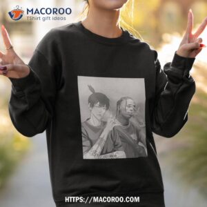 travis scott and aki hayakawa chainsaw man shirt sweatshirt 2