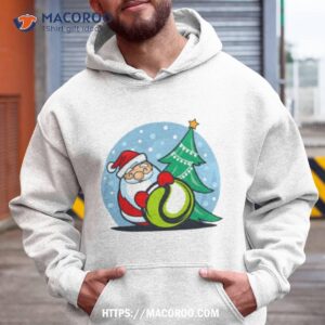 Tree Santa Tennis Christmas Shirt