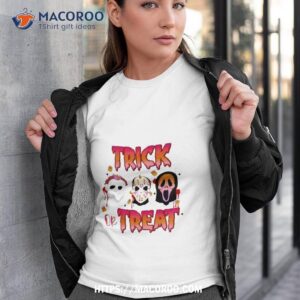 Trick Or Treat Horror Characters Scream Shirt