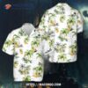 Tropical Palm Christmas Tree Hawaiian Shirt