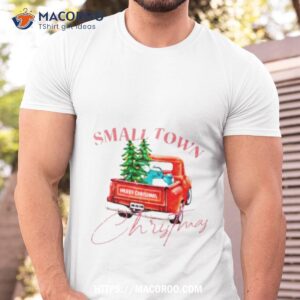 Truck Small Town Christmas Vintage Shirt