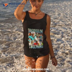 tua tagovailoa miami dolphins football logo vintage 2023 shirt tank top