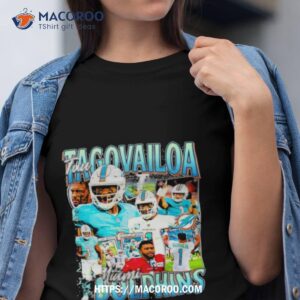 Tua Tagovailoa Miami Dolphins Football Logo Vintage 2023 Shirt