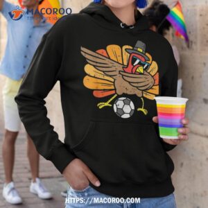 turkey dab soccer football thanksgiving dance boys girls shirt hoodie